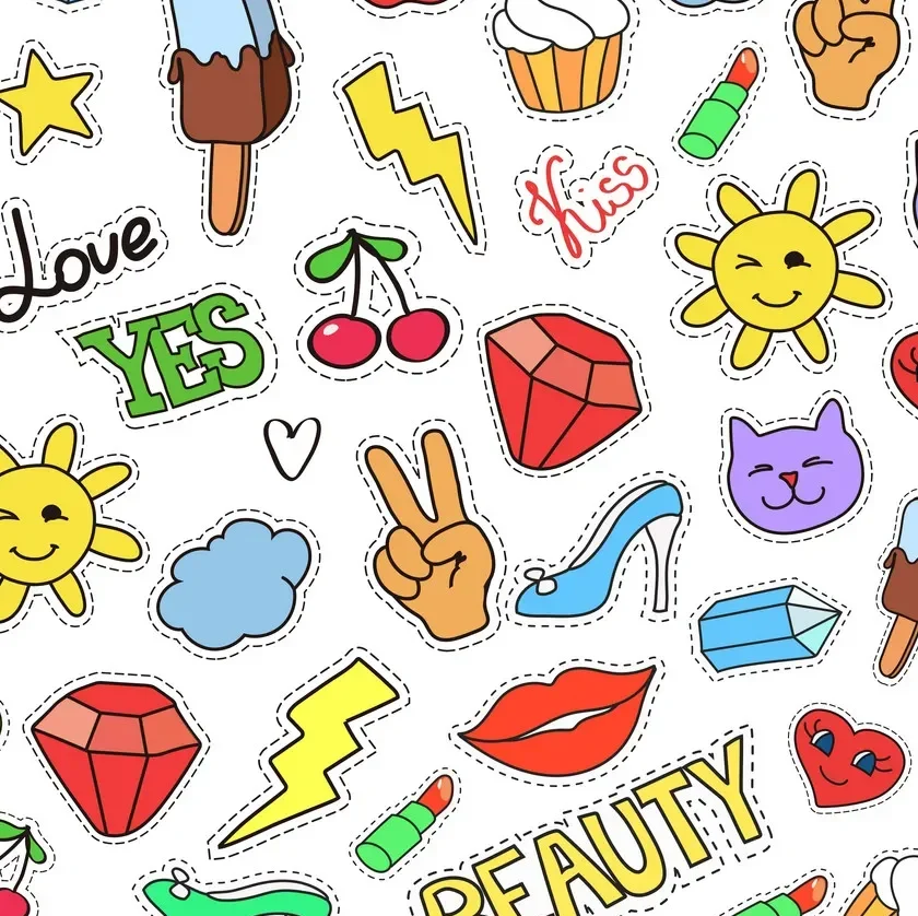 Background of Stickers